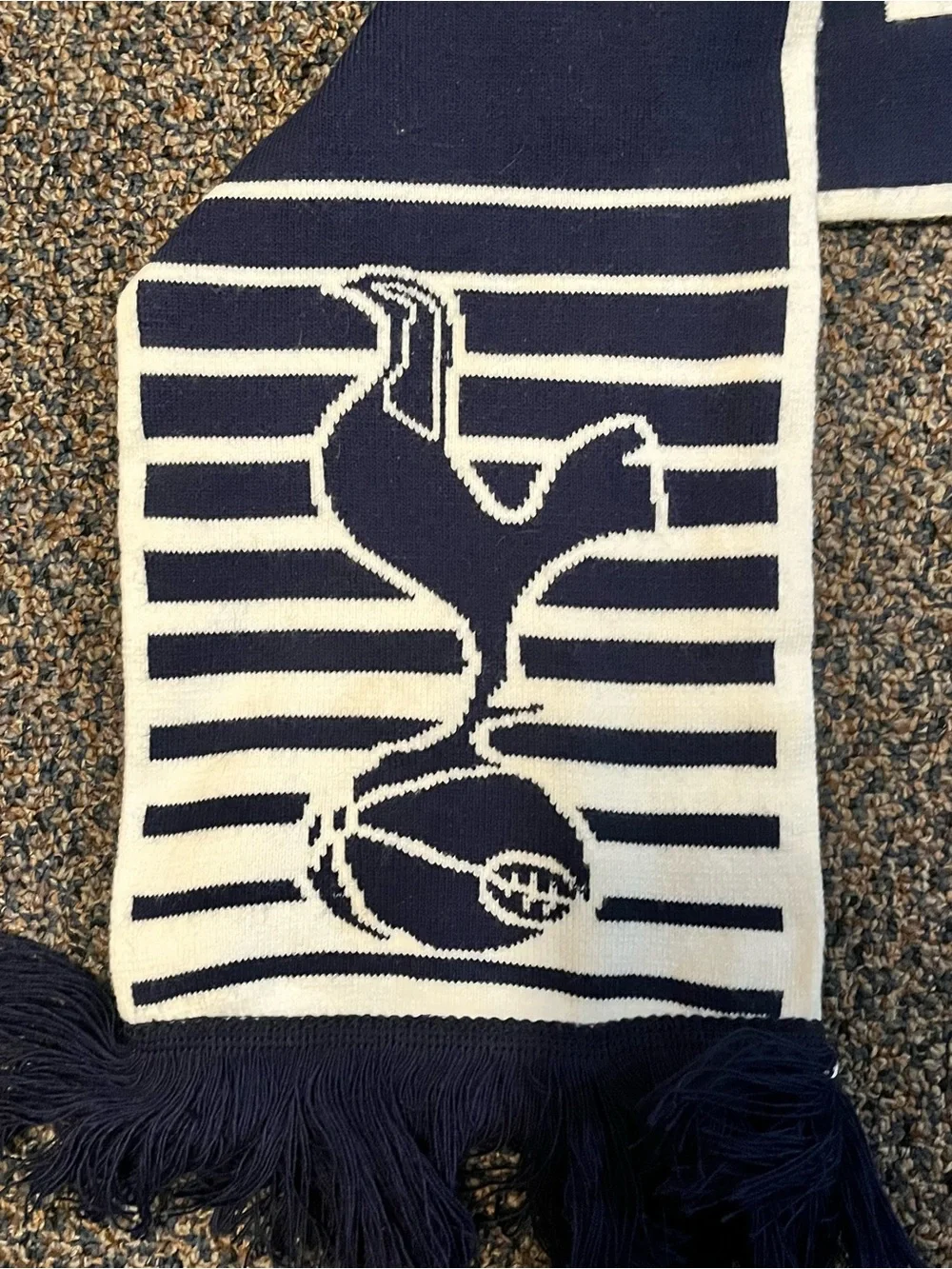 Tottenham Hotspur Navy and White Supporter Scarf